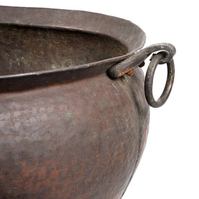 Indian Beaten Copper Planter - 19thC