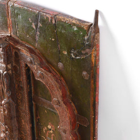 Painted Indian Windows From Bikaner - 19thC