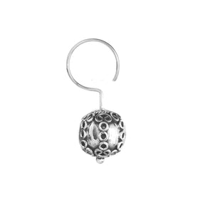 Tribal Silver Bell Earrings