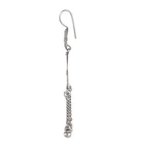 Silver Tribal Earrings