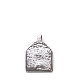Tribal Silver & Gold Bhumiya Raj Amulet - 19th Century