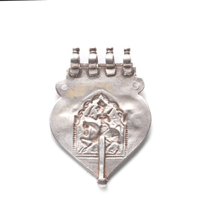 Tribal Silver Bhumiya Raj Amulet - 19th Century