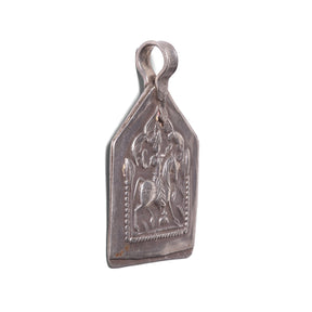 Tribal Silver Bhumiya Raj Amulet - 19th Century