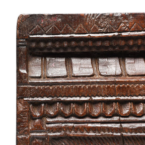 Carved Tribal Votive Panel From Andrah Pradesh - 19th Century