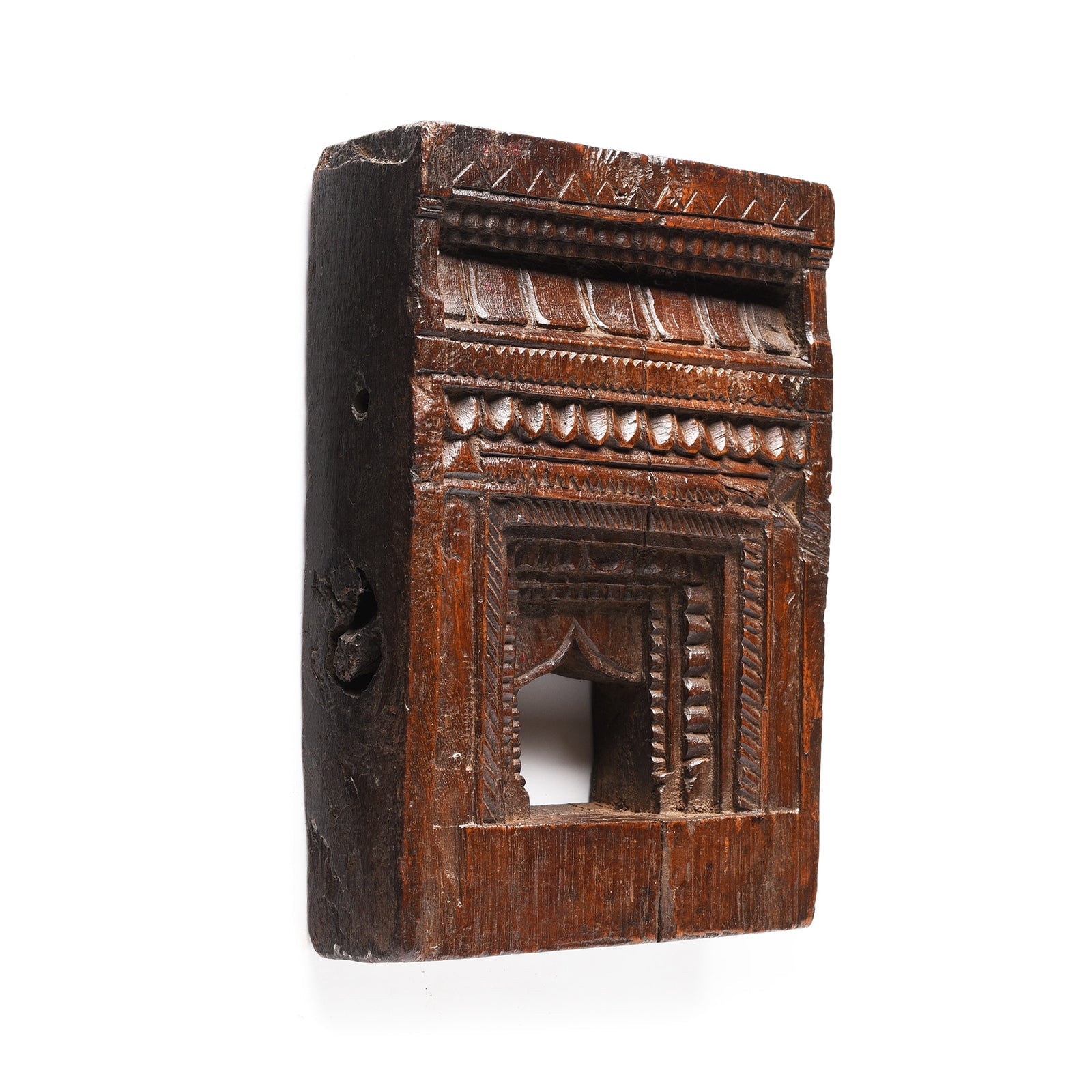Carved Tribal Votive Panel From Andrah Pradesh - 19th Century