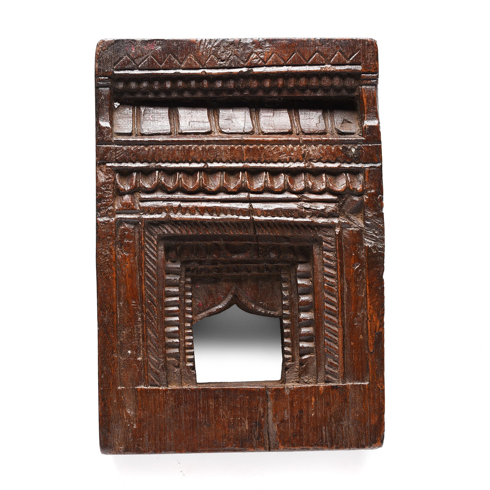 Carved Tribal Votive Panel From Andrah Pradesh - 19th Century