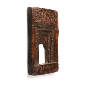 Carved Tribal Votive Panel From Andhra Pradesh - Ca 1920