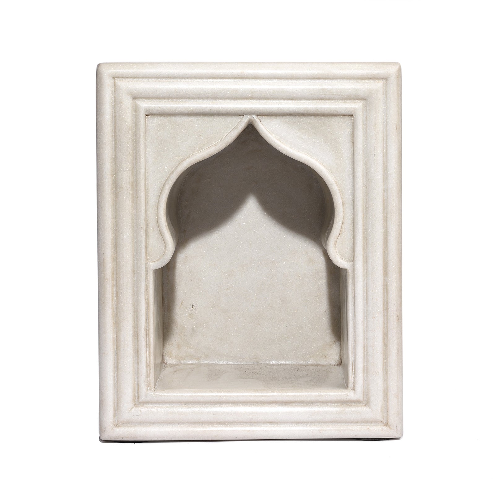 Large Marble Mughal Single Lamp Niche - Mughal Style