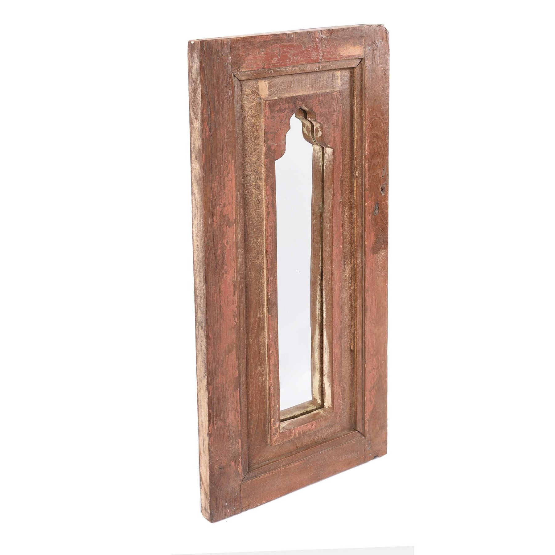 Mihrab Mirror Frame Made From An Old Teak Panel