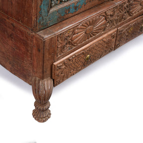 Indian Almirah Cabinet From Gujarat - 19thC