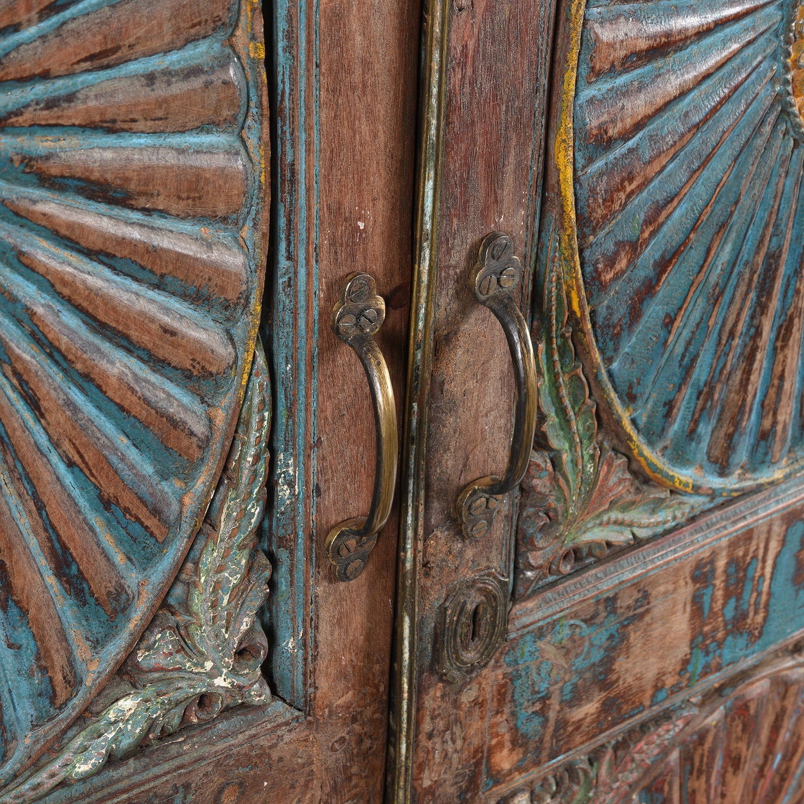 Indian Almirah Cabinet From Gujarat - 19thC