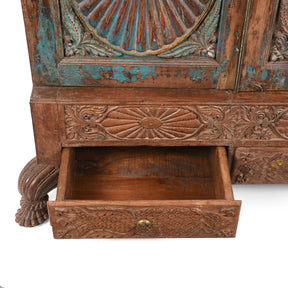 Indian Almirah Cabinet From Gujarat - 19thC