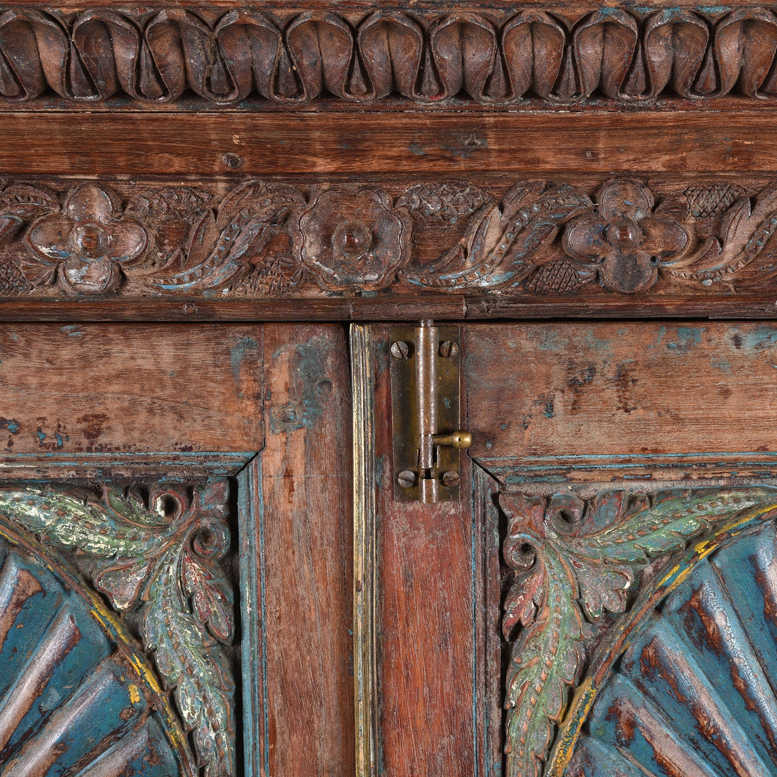 Indian Almirah Cabinet From Gujarat - 19thC