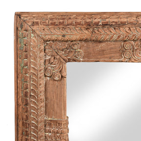 Mirror Made From An Old Indian Window - 19thC (82 x 96cm)