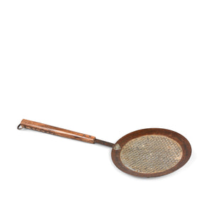 Old Iron Cooking Strainer Spoon From Rajasthan - Circa 1920