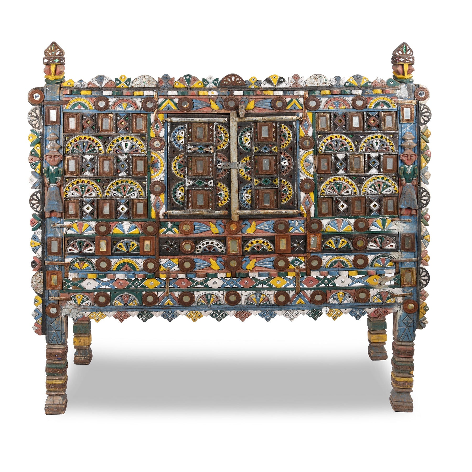 Indian "Damchiya" Dowry Chest From Kutch - Ca 1920