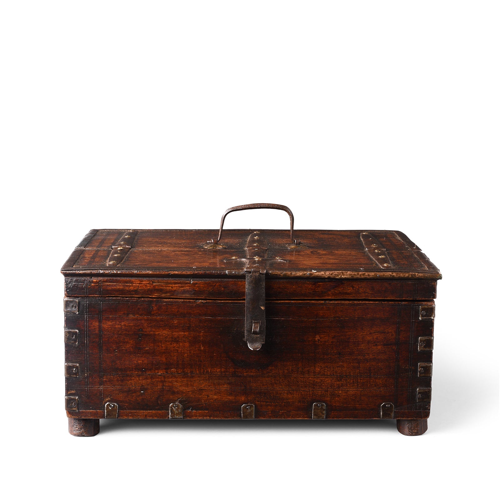 Indian Merchants Box From Rajasthan - 19th Century