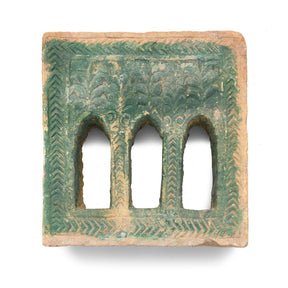 Old 3 Way Stone Lamp Niche From Jaisalmer- 19Thc