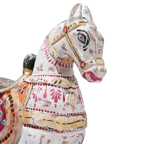 Painted Wooden Marwari Horse From Rajasthan