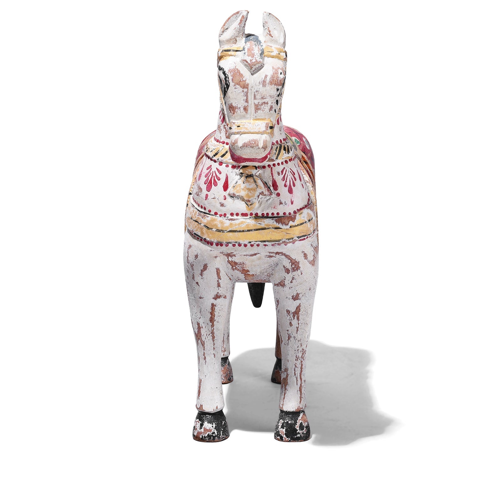 Painted Wooden Marwari Horse From Rajasthan