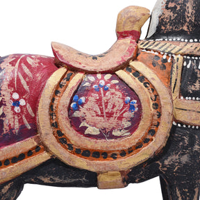 Painted Wooden Marwari Horse From Rajasthan