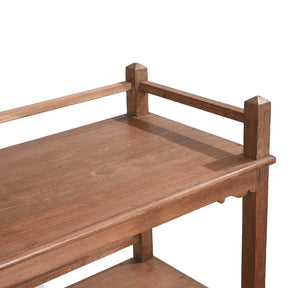 Vintage Indian Teak Shelf - Ca 1930