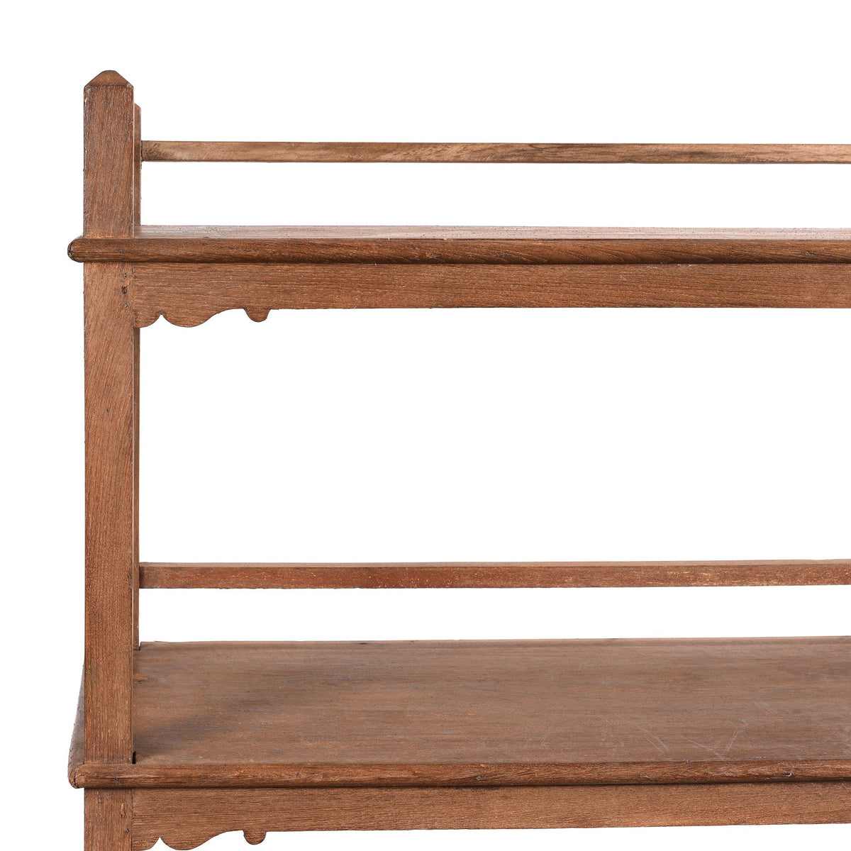 Vintage Indian Teak Shelf - Ca 1930