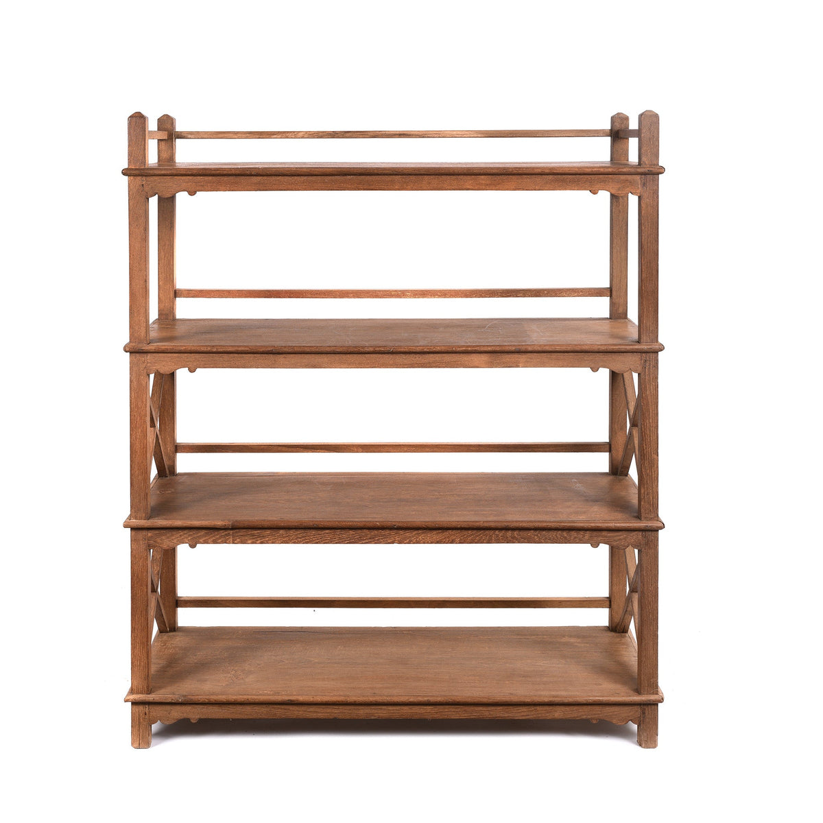 Vintage Indian Teak Shelf - Ca 1930