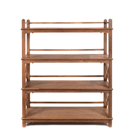 Vintage Indian Teak Shelf - Ca 1930