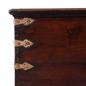 Brass Bound Indian Teak Chest - 19th Century