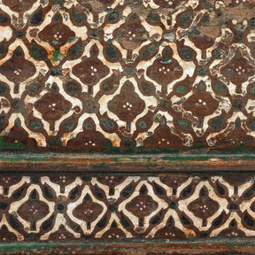 Painted Singhasan From Bikaner - 19thC