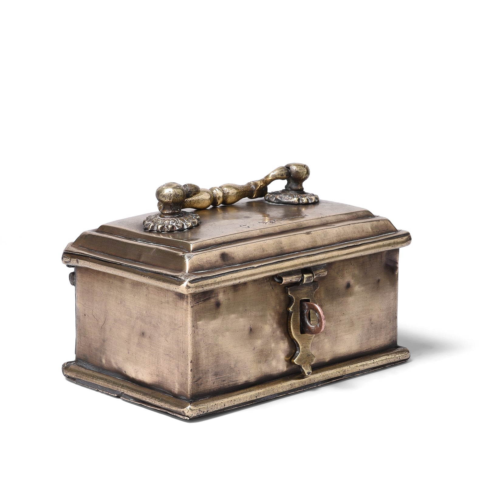 Brass Jewellery Box From Rajasthan - Early 20th Century