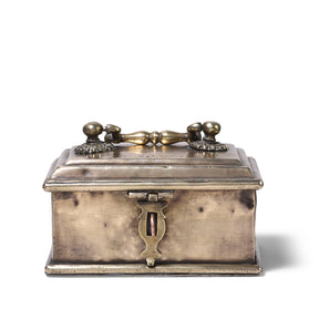 Brass Jewellery Box From Rajasthan - Early 20th Century