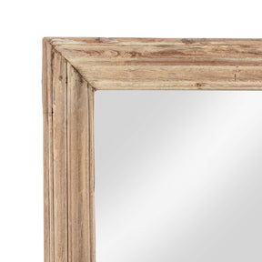 Cream Painted Indian Mirror (129 x 76cm)