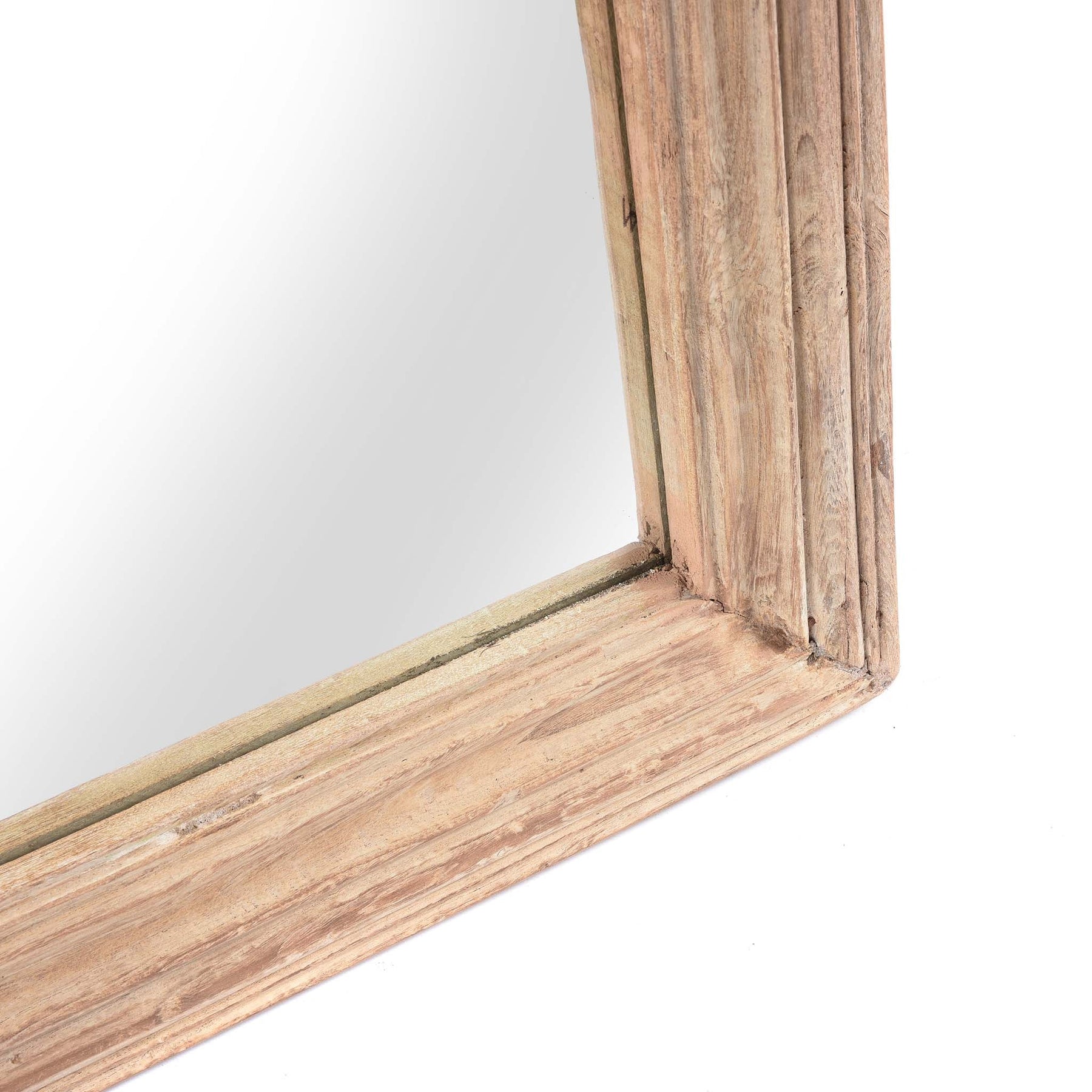 Cream Painted Indian Mirror (129 x 76cm)