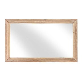 Cream Painted Indian Mirror (129 x 76cm)