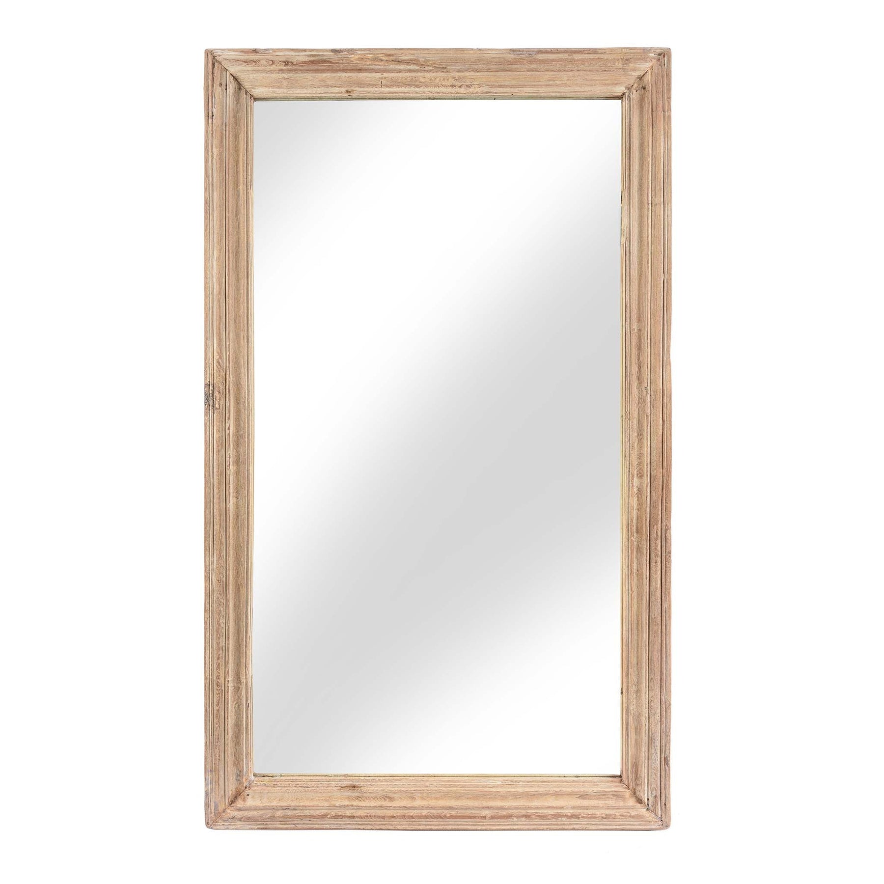 Cream Painted Indian Mirror (129 x 76cm)