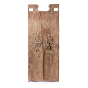 Iron Bound Jackfruit Door From Kerala - 19thC