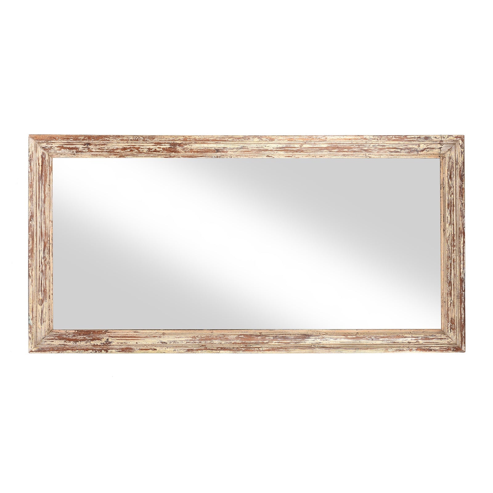 Cream Painted Indian Mirror (183 x 91cm)