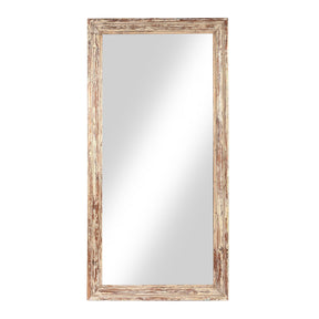 Cream Painted Indian Mirror (183 x 91cm)