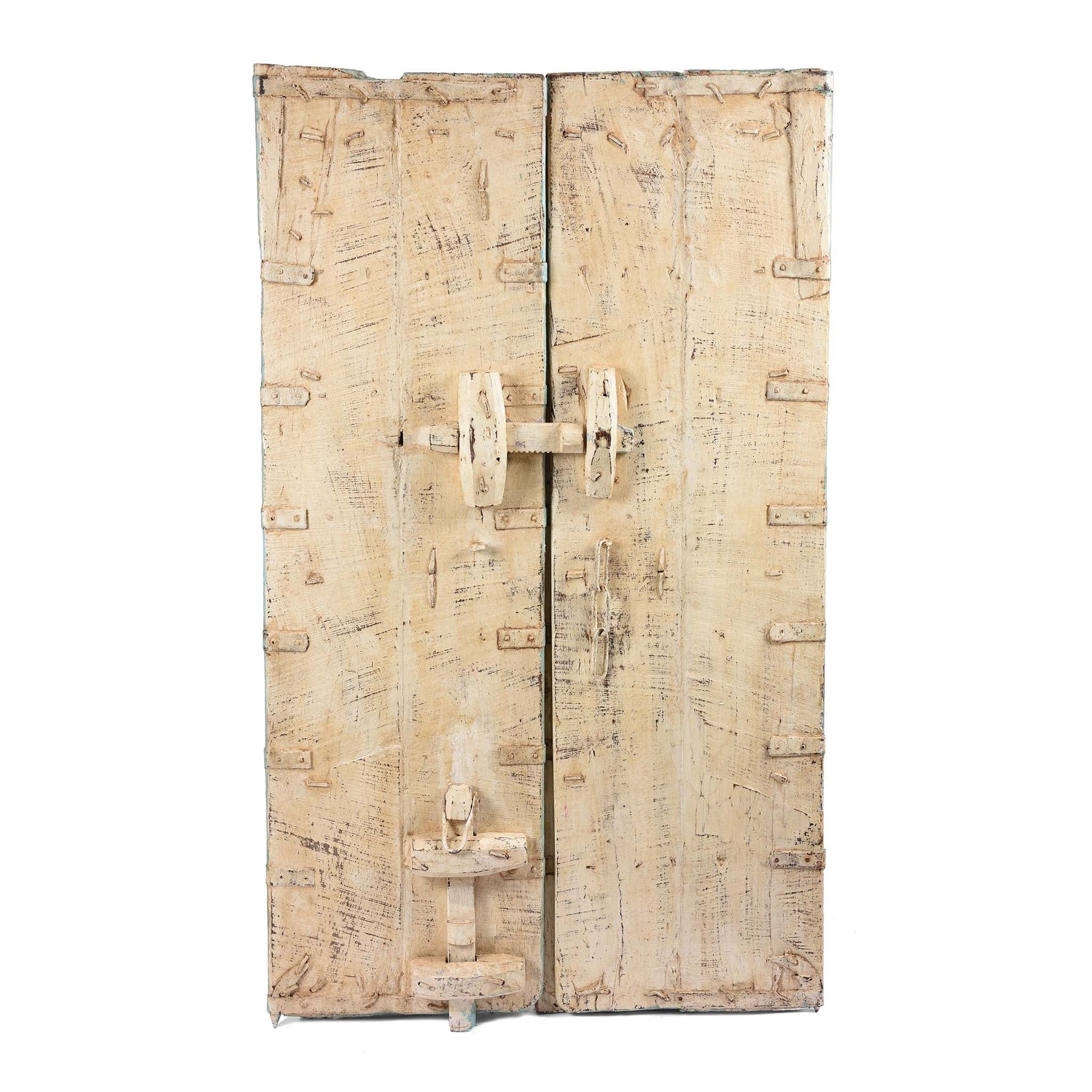 Old Indian Door With Later Painting - 19thC