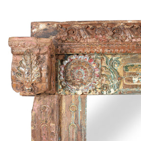 Indian Door Mirror From Saurashtra - 19thC (133 x 190cm)