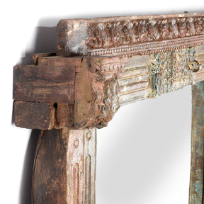 Indian Door Mirror From Saurashtra - 19thC (133 x 190cm)