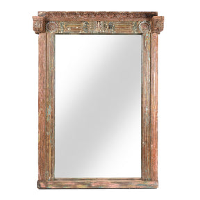 Indian Door Mirror From Saurashtra - 19thC (133 x 190cm)