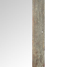 Painted Mirror Made From An Old Teak Window - 19th Century