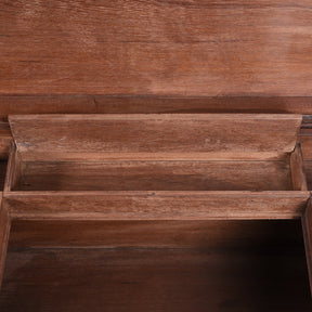 Brass Bound Teak Indian Military Chest -19thC