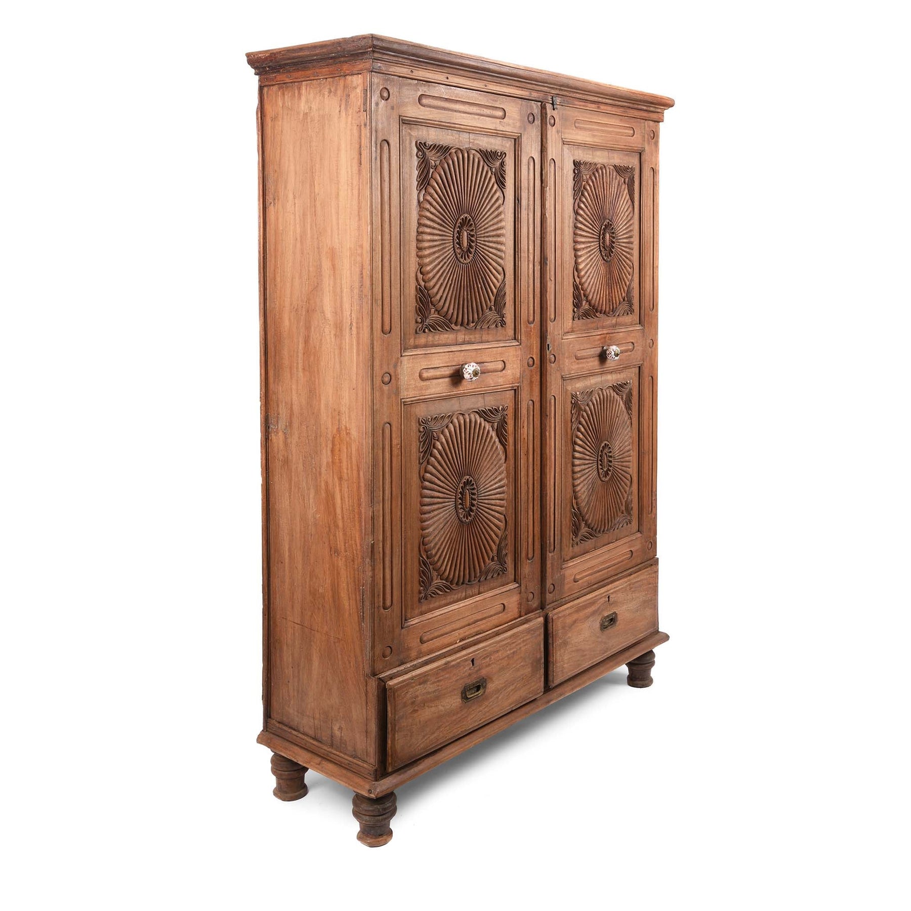 Indian Almirah Cabinet From Gujarat - 19thC