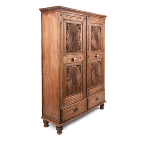 Indian Almirah Cabinet From Gujarat - 19thC