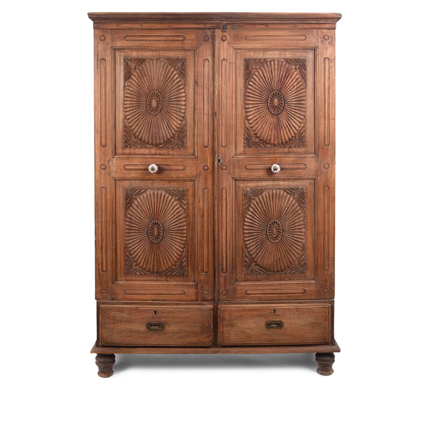 Indian Almirah Cabinet From Gujarat - 19thC