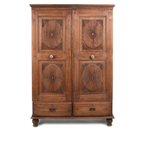 Indian Almirah Cabinet From Gujarat - 19thC